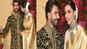 Deepika Padukone and Ranveer Singh arrive for their reception, pose for media