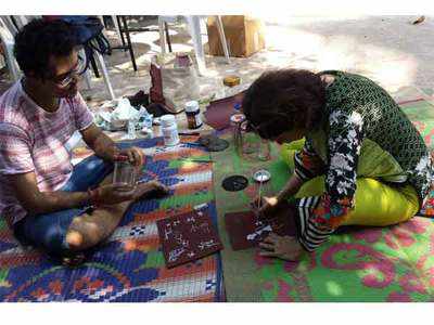 Mumbaikars enjoy an Aarey cultural event at Bandra