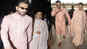 Ranveer Singh, Deepika Padukone twin in pink at the Bangalore airport
