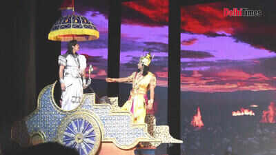 Retelling of the epic, the Mahabharata, in Delhi