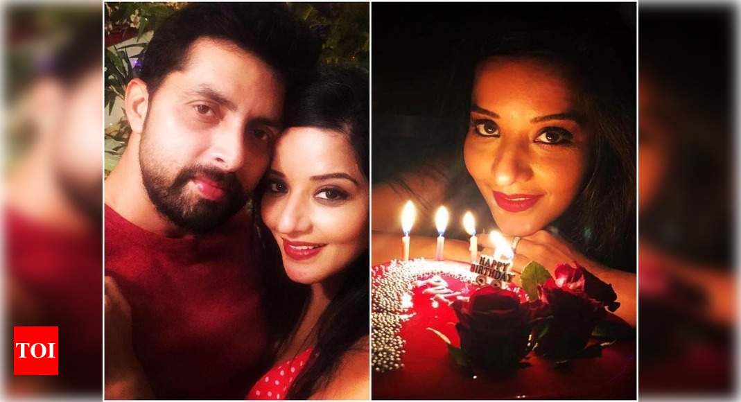 Nazar actress Monalisa celebrates her birthday with husband and friends ...