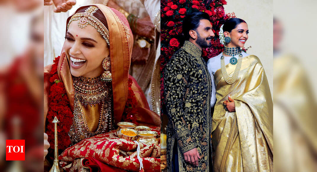 deepika wedding saree