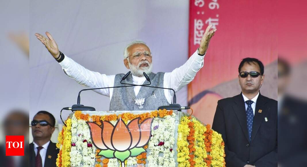 PM Narendra Modi: Congress disrespecting democracy by seeking votes ...
