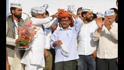Kejriwal kicks off Haryana poll campaign with ‘school-hospital’ rally in Gurgaon