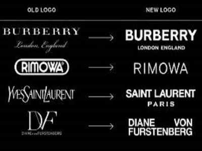 Why luxe brands are all using the same font - Times of India