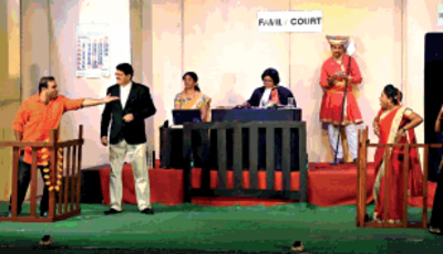 Play Kuryat Sada Ghataspotam enacted by doctors in Aurangabad
