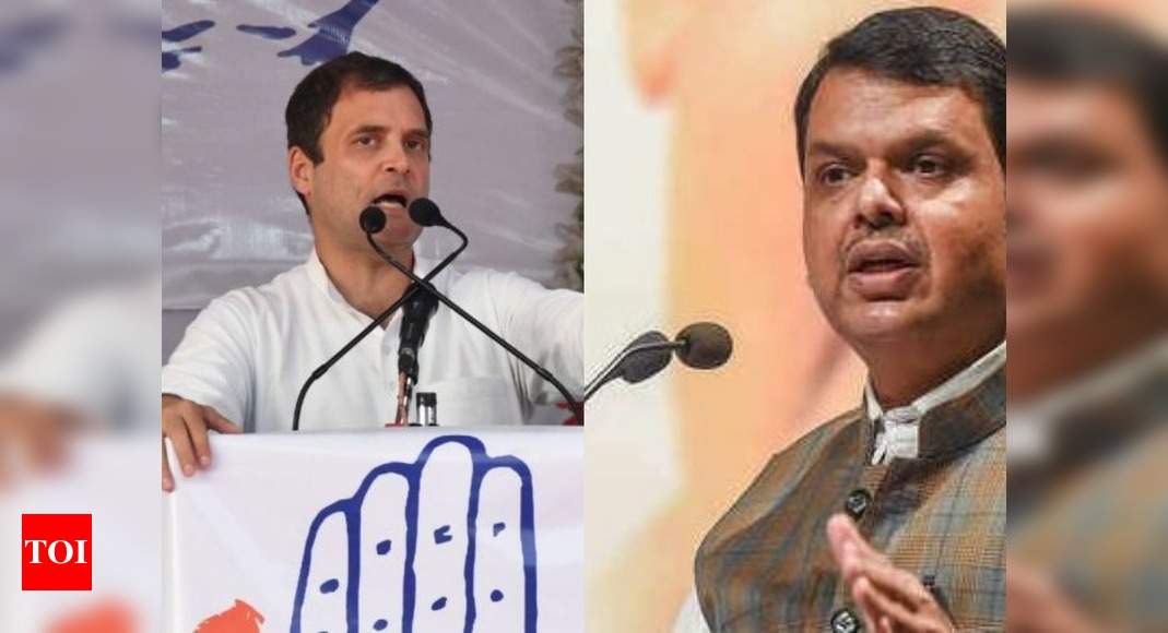 Rahul Gandhi A Part-time Leader Of Congress: Maharashtra CM Devendra ...