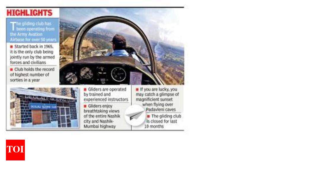 Nashik’s heritage gliding club on verge of closure Nashik News