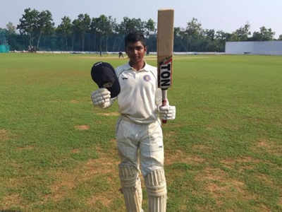 Pondicherry boy hits 302 in Vijay Merchant game