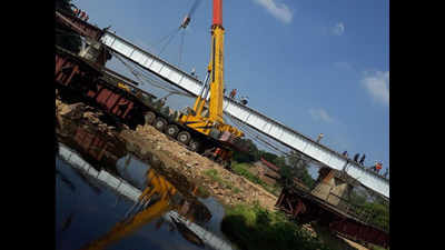 Mangaluru: South Western Railway completes regirdering work of bridge across Bhadra river