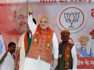 Amit Shah slams Congress over corruption, caste-based politics