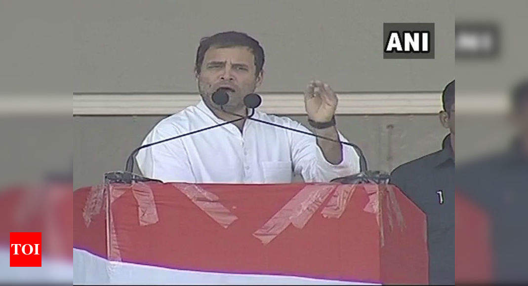 TRS 'B Team' Of RSS And BJP: Rahul Gandhi | India News - Times Of India