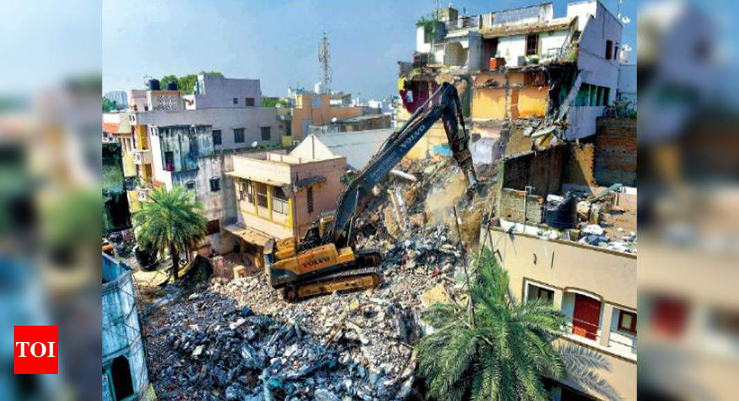 One Illegal Building Demolished But A Thousand Still Dot Chennai Chennai News Times Of India