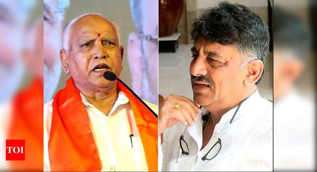 Karnataka: BS Yeddyurappa goes to DK Shivakumar home, sparks ...