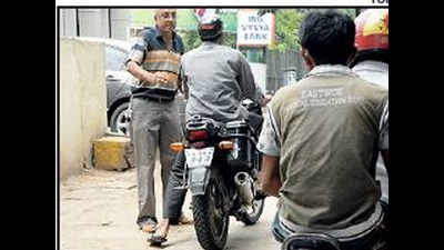 30% rise in bikers riding on footpath in Bengaluru