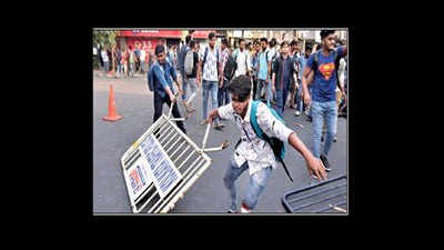 Students who bunked classes now want to take exams, hold south Kolkata to ransom