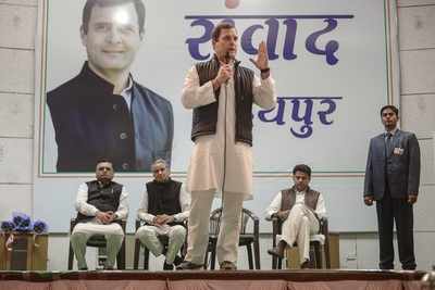 In poll-bound Rajasthan, Rahul blames PM Modi's policies for unemployment