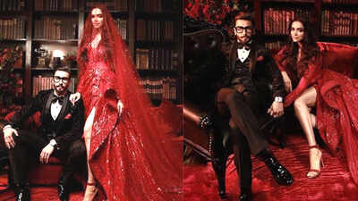 Deepika Padukone and Ranveer Singh's Mumbai reception: DeepVeer look gorgeous in western attire