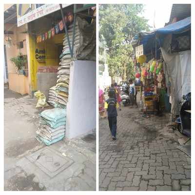 Illegal extension by Shops