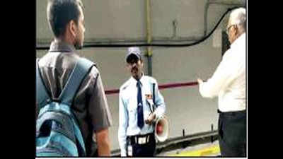 Guards get megaphones to manage crowd at stations