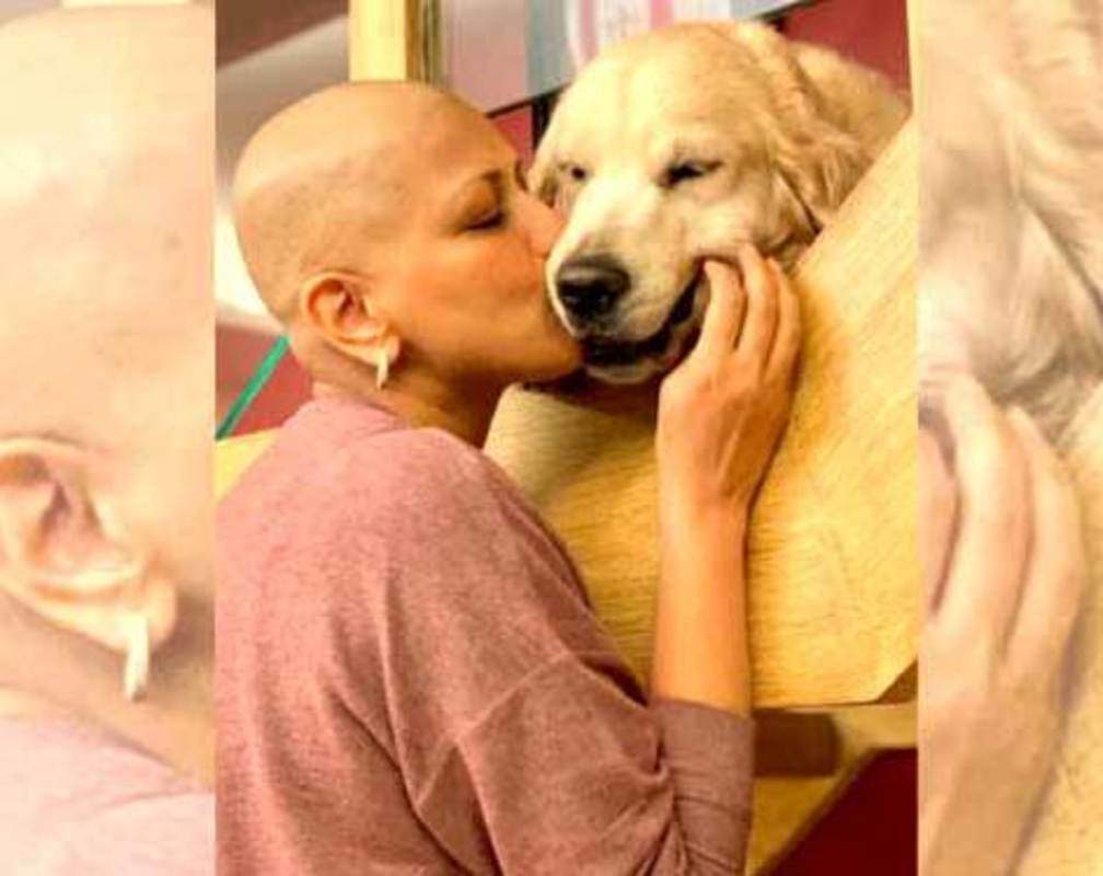 
Sonali Bendre reunites with her pet, shares endearing picture
