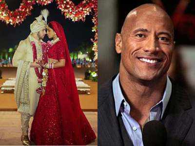 Dwayne 'The Rock' Johnson congratulates Priyanka Chopra and Nick Jonas on their wedding