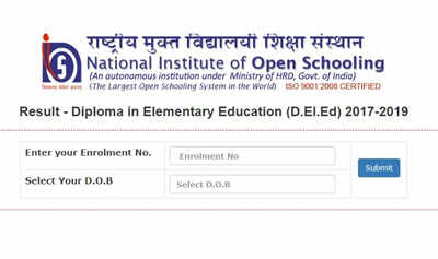 NIOS DElEd result 2018 declared for 2nd semester; check direct link below