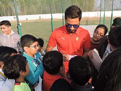 IPL player Prashant Chopra launches cricket academy