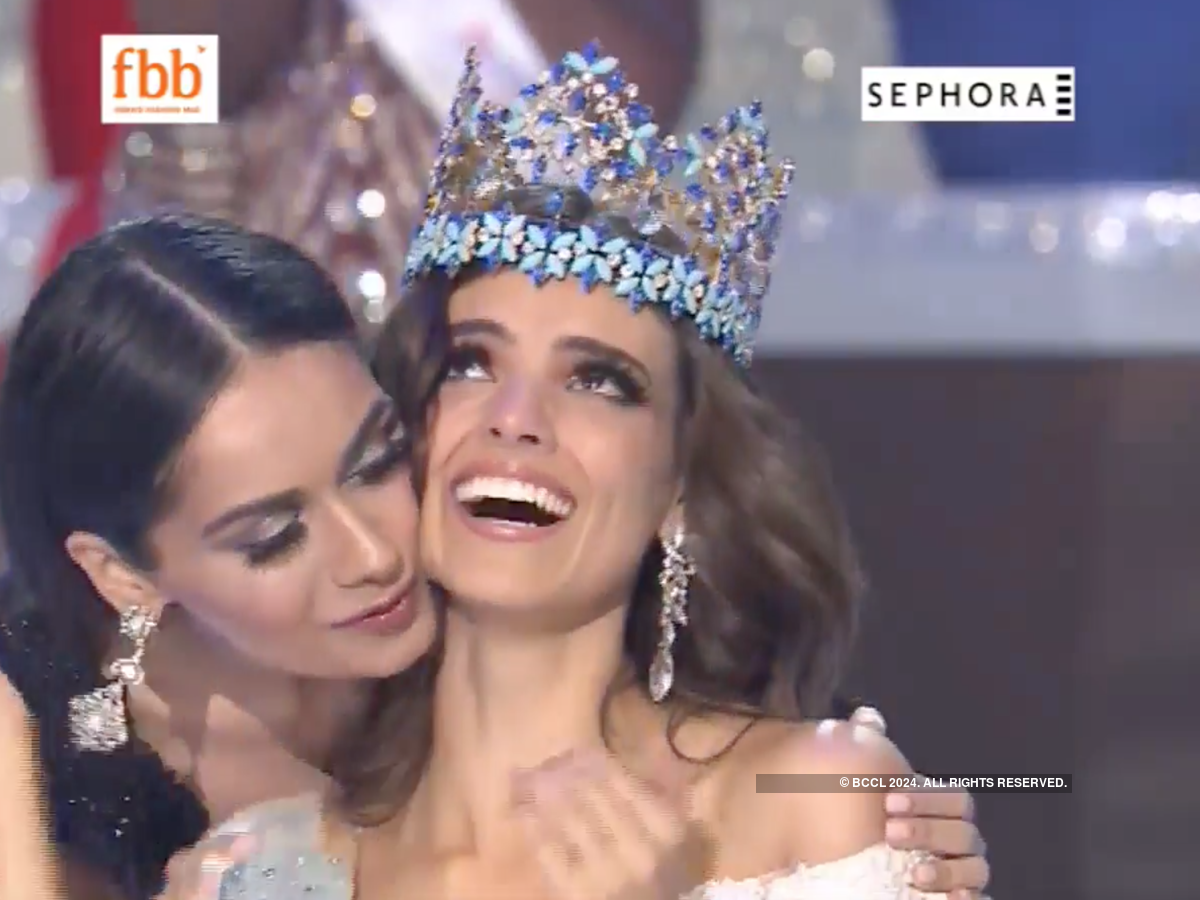 Manushi Chhillar crowns her successor from Mexico as Miss World 2018