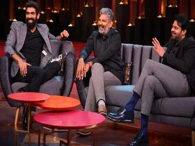 'Baahubali' stars Prabhas, Rana Daggubati and SS Rajamouli are all set to make their debut on Karan Johar’s chat show