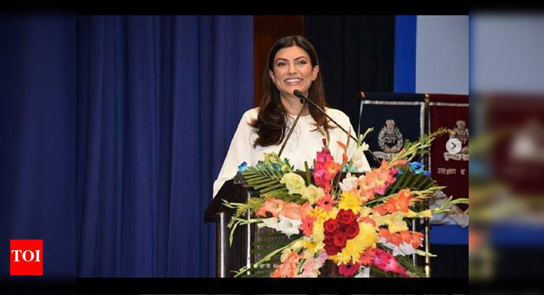 Sushmita Sen stands for a cause, joins the CISF personnel for a