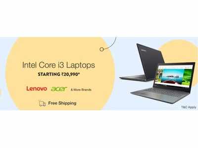 Get Lenovo, Acer & other Core i3 laptops starting at just Rs 20,990 at Paytm Mall