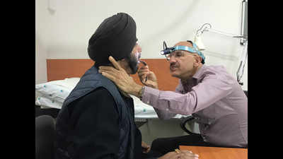 Sidhu recovering from throat infection
