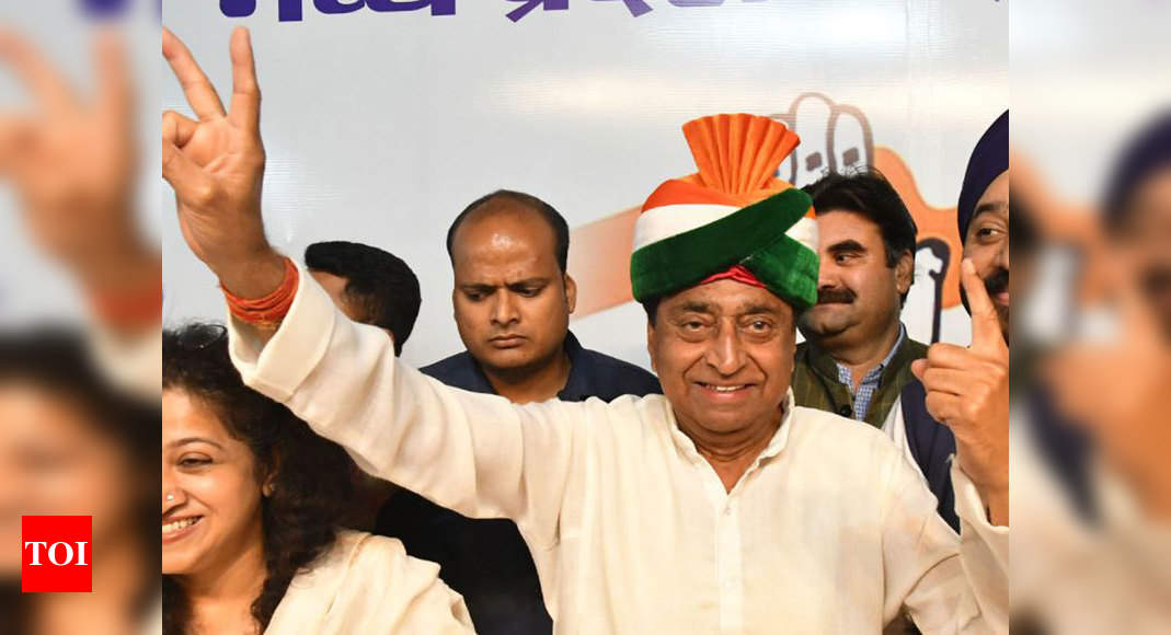 Kamal Nath gives a tough fight to BJP's 'Kamal' in Madhya Pradesh ...