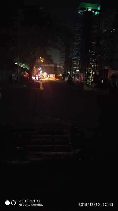 No lights @Dn Nagar