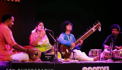 Hindustani Sitar - Carnatic vocals jugalbandi in the capital city