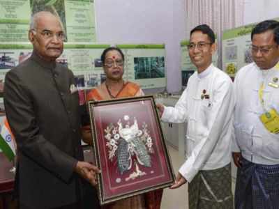 Kovind launches mobile app for farmers in Myanmar