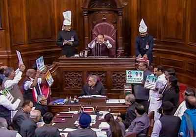 Rajya Sabha adjourned amid protests; passes bill for autism, disabled