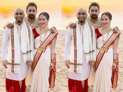 ​Roadies' Raghu Ram gets married to girlfriend Natalie, BFF Rannvijay shares first pic of the newly weds
