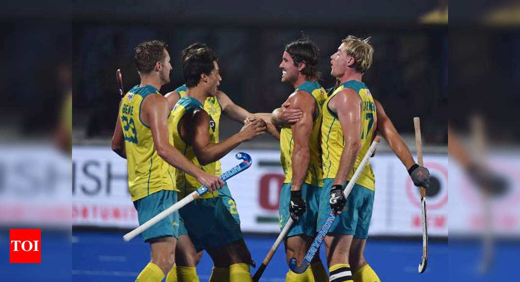 Hockey World Cup Title Holders Australia Beat France 3 0 To Progress To Semi Finals Hockey 8006