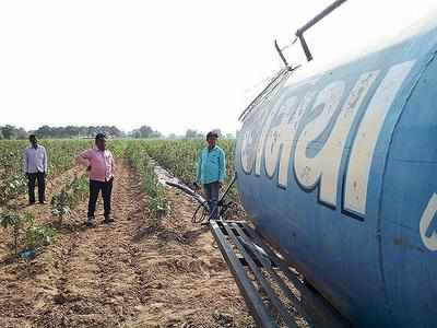 Waste water a saviour for withering crops