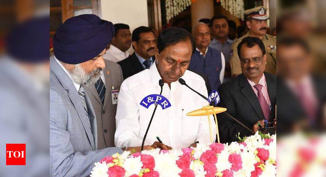 Kcr Takes Oath Returns As Telangana Cm For Second Term India News