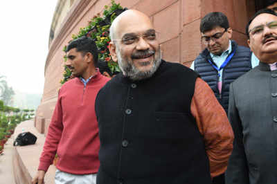 Shah meets partymen, chalks out LS polls strategy