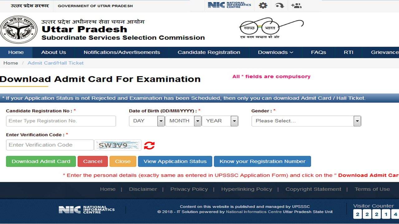 UPSSSC VDO 2018 Admit Card released @upsssc.gov.in, download here - Times  of India