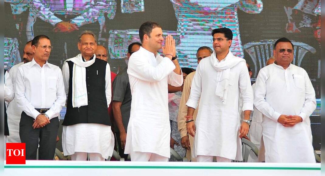 Rajasthan CM Sachin Pilot, Ashok Gehlot meet Rahul Gandhi for another