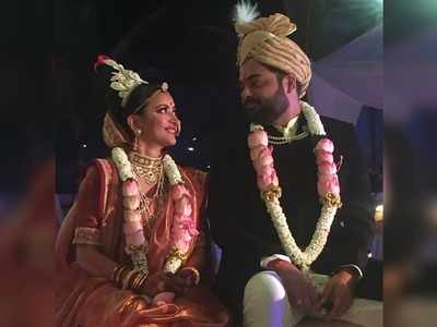 Photos: 'Makdee' actress Shweta Basu Prasad ties the knot with Rohit Mittal in a Bengali Ceremony