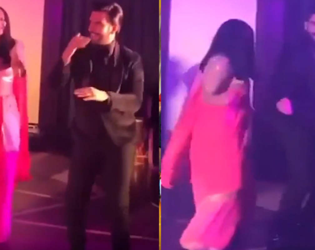 
Ranveer Singh at his quirky best at 'Stree' producer's wedding reception, sizzles the dance floor
