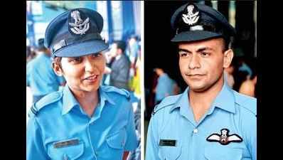 Two from Bowenpally don the Air Force blue