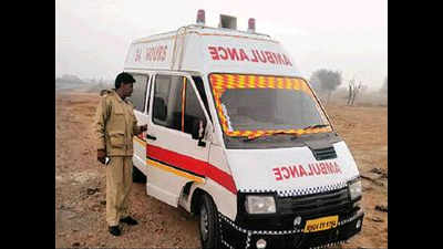 Liquor smugglers use ambulance again; two held with 60 cartons