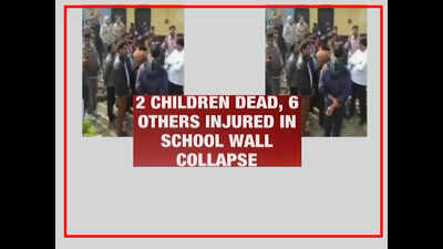 2 dead, 6 injured after school wall collapses in Noida